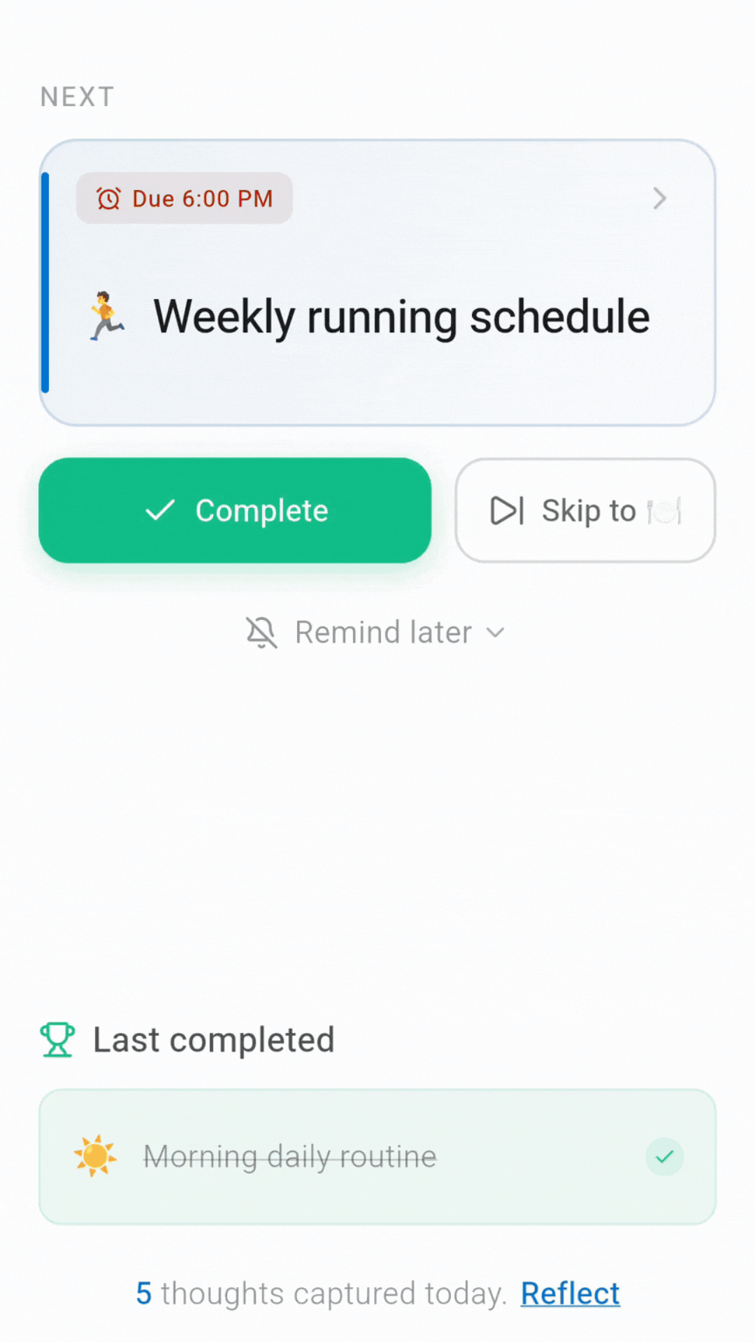 Démo de l'application Recordo